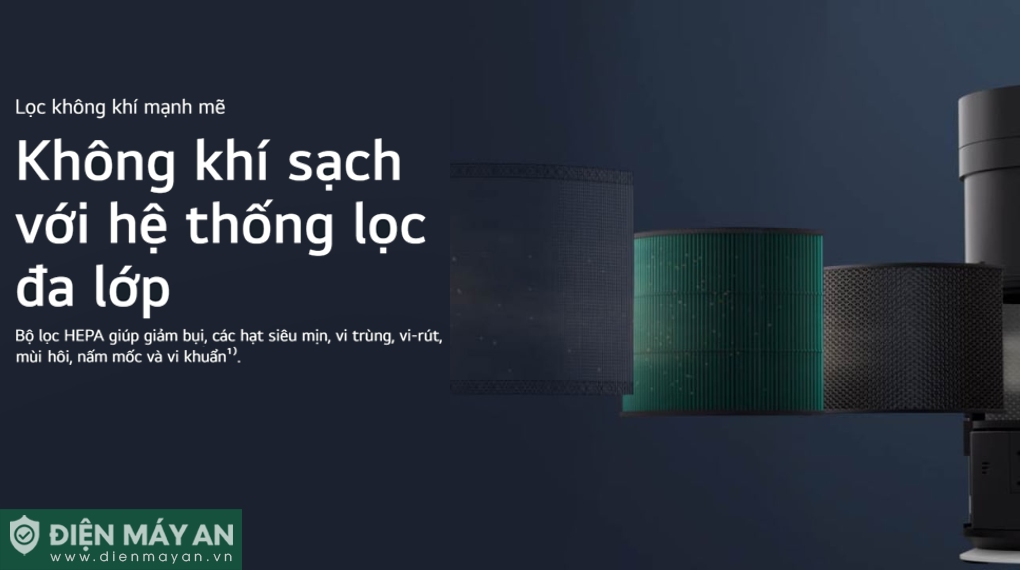 Máy lọc không khí LG PuriCare Aero Hit AS35GGW10.ABAE 35W